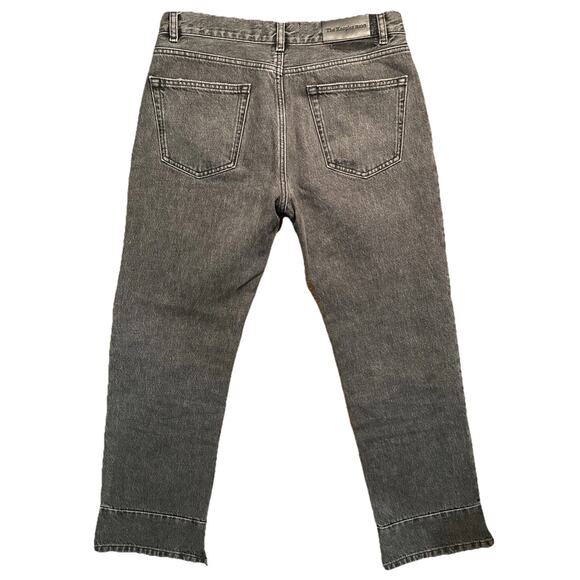 The Kooples Womens Nelly Baggy Patchwork Denim Jeans Washed Black size 26 - Picture 10 of 11